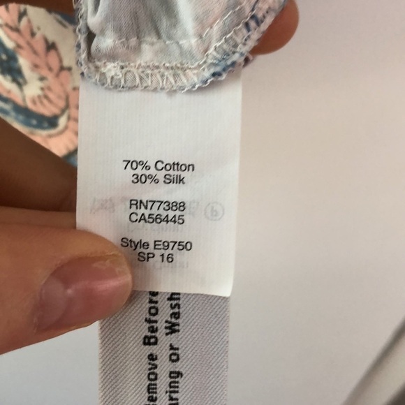 MADEWELL • Cotton and Silk Camelia Tassel Top in Flora Paisley - Picture 5 of 7